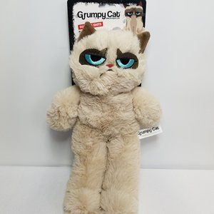 Grumpy Cat - Dog Toy Floppy Plush SQUEAKS!